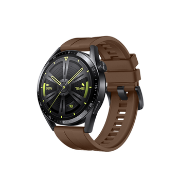 Correa Silicona Liquida Gift4me Compatible Con Reloj Garmin Vivomove Trend - Marrón