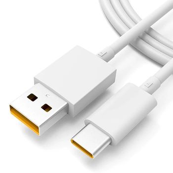 Cabo Fast Charge 6.5a Vooc Usb To Type C 100cm Para Oppo Reno8 Lite - Branco