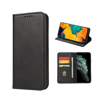 Capa De Fecho Magnetico Tipo Livro Para Samsung Galaxy A34 5g - Preto