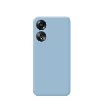 Capa Silicone Líquido Phonecare Para Oppo A58 4g - Azul Claro