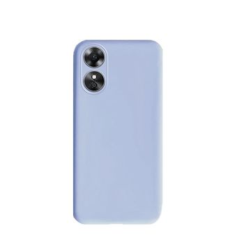 Capa Silicone Líquido Phonecare Para Oppo A17 - Azul Claro