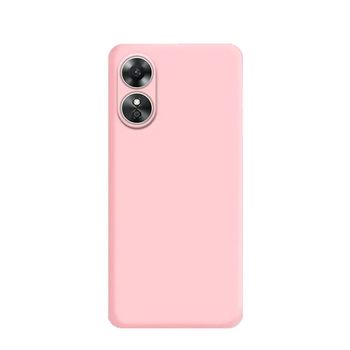 Capa Silicone Líquido Phonecare Para Oppo A17 - Rosa