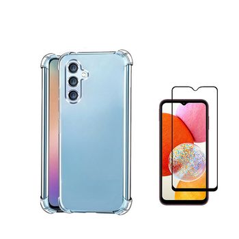 Kit Capa Superprotect Anti-shock + Película De Vidro Temperado 5d Full Cover Phonecare Para Samsung A05s - Transparente