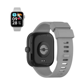 Kit Pulsera Silicona + Film Hidrogel Gift4me Compatible Con Reloj Xiaomi Redmi Watch 4 - Gris