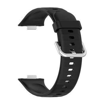 Pulsera De Silicona Con Hebilla Gift4me Compatible Con Reloj Huawei Watch Fit 3 - Negro