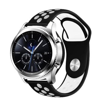 Pulsera Deportiva Gift4me Compatible Con Reloj Huawei Watch 4 Pro Space Edition - Negro / Blanco