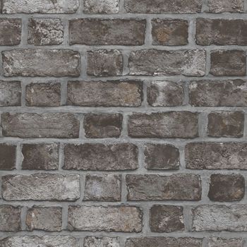 Papel De Pared Homestyle Brick Wall Negro Y Gris Noordwand