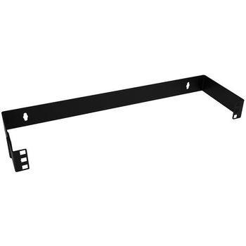 Startech.com Soporte Abisagrado De Montaje En Pared 1u 19 Pulgadas Para Paneles De Conexión, 8 Kg, Bastidor De Pared, 1u, Plaza, Negro, 48,3 Cm (19")