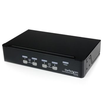 Startech.com Conmutador Kvm Profesional De 4 Puertos Usb