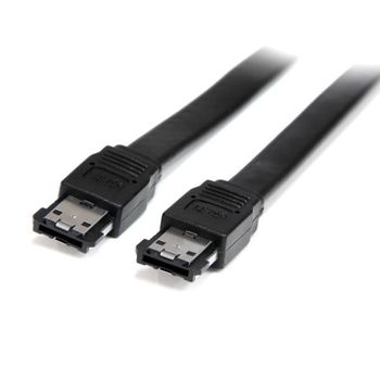 Startech.com Cable Negro Esata Blindado De 91cm Macho A Macho