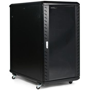 Startech.com 22u Rack Cabinet, Negro, Ansi/eia Rs-310-d, Iec297-2, Din41491 (part I), 22u, 600 X 1009 X 1111 Mm