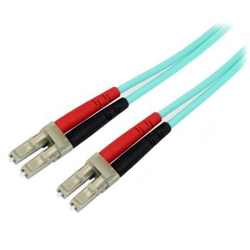 Startech.com Cable Fibra 10gb Lc A Lc Multimodo 50/125 Duplex 1m Aqua