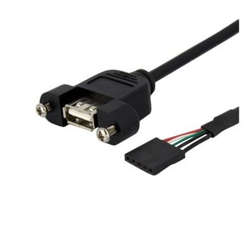 Startech.com Cable Usb De 1 Pie (30cm) Para Montaje En Panel A Placa Base