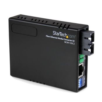 Startech.com Adaptador Conversor Ethernet A Fibra Optica Sc