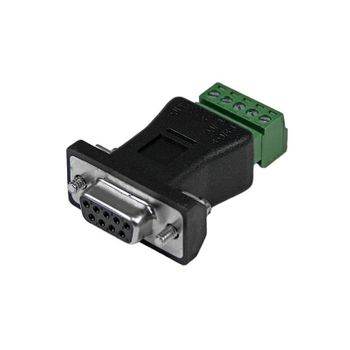 Startech.com - Rs422 Rs485 Serial Db9 - Terminal Block Adapter Negro Adaptador De Cable