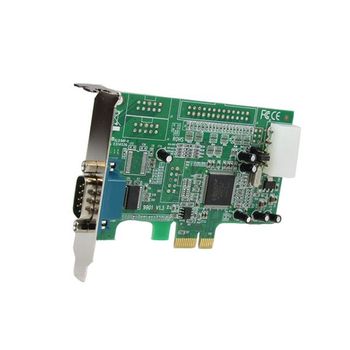 Startech.com Tarjeta Pci Express Adaptadora Serie Rs232 Db9 De 1 Puerto Uart16550 - Tarjeta Pcie Controladora De Host Serial Rs232 - Tarjeta De Expansión De Perfil Bajo - Windows Y Linux