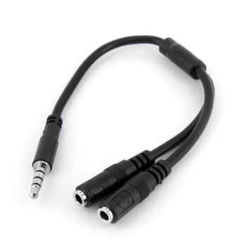 Startech.com Adaptador Minijack Auriculares Mic 4 Pin A 2x Hembra 3 Pin