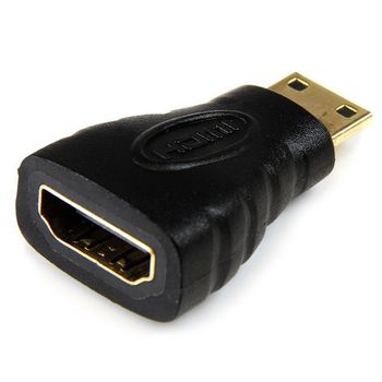 Startech.com Adaptador Hdmi A Mini Hdmi – Hembra A Macho, Mini Hdmi, Hdmi, Negro