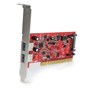 Startech.com Tarjeta Adaptador Pci Usb 3.0 Superspeed De 2 Puertos - Hub Concentrador Interno