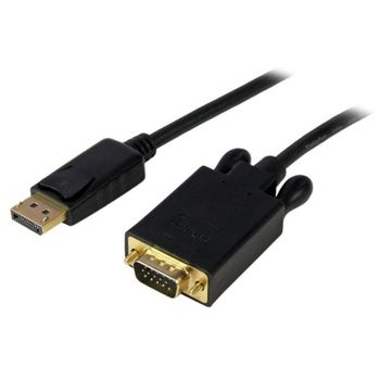 Startech.com Cable 1,8m Adaptador Conversor Displayport Vga Activo Negro