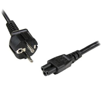 Startech.com Cable 1m Alimentacion Schuko Cee7 A C5 Trebol 3 Clavijas