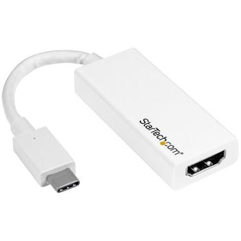 Startech adaptador usb tipo c a hdmi vga con salida de audio de 3,5mm, hdr  4k a 60hz, pd 3.0 de 100w