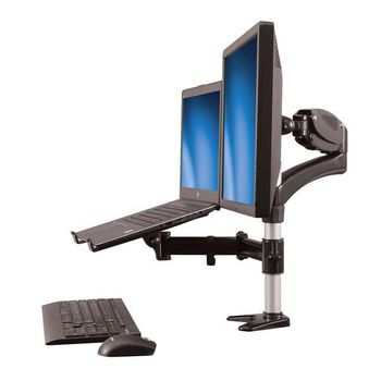 Professional Series Peana Para Monitor Doble - Gestion De Cables Integrada  - Hasta 30 Y 8 Kg - Color Negro Fellowes con Ofertas en Carrefour