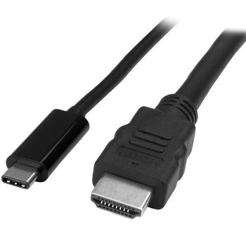 Cable Adaptador Usb-c A Hdmi - 2m - 4k A 30hz, Usb C, Hdmi, Masculino, Masculino, Negro,