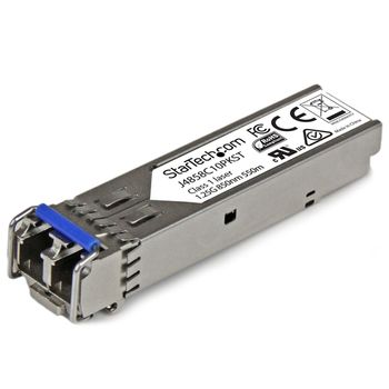 Startech.com Paquete De 10 Módulos Sfp Compatibles Con Hpe J4858c - 1000base-sx - Fibra Multimodo Mmf De 1 Gbe - Sfp Ethernet Gigabit 1gb - Lc - 550m - 850nm - Hpe 1400, 1700, 1820 Ddm