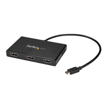 Startech Splitter Usb-c A 3 Puertos Hdmi Mstcdp123hd