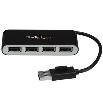 Concentrador Ladrón Usb 2.0 De 4 Puertos Con Cable Integrado - Hub Portáti