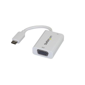 Startech Adaptador Usb-c A Vga Con Pd Blanco cdp2vgaucpw