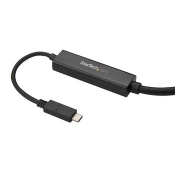 Startech.com Cable Adaptador De 3m Usb-c A Displayport 4k 60hz - Negro - Cable Usb Tipo C A Dp - Cable De Vídeo Usbc, 3 M, Usb C, Displayport, Macho, Macho, Derecho