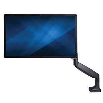 Brazo De Soporte Articulado De Monitor Para Escritorio - Servicio Pesado - Negro