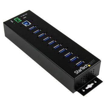 Hub Concentrador Ladrón Usb 3.0 De 10 Puertos Con Adaptador