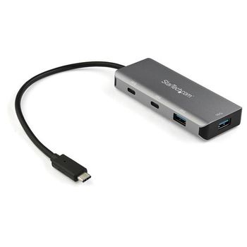 Hub Usb-c De 4 Puertos - 10gb - Alimentado - 2xusb-a 2xusb-c