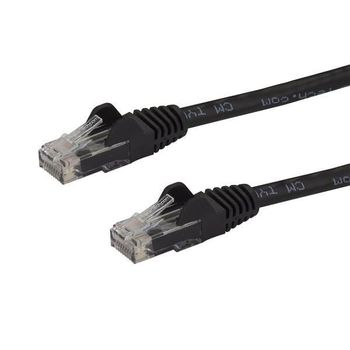 Cable De 1,5m Cat6 Ethernet De Red Negro - Rj45 Sin Enganche