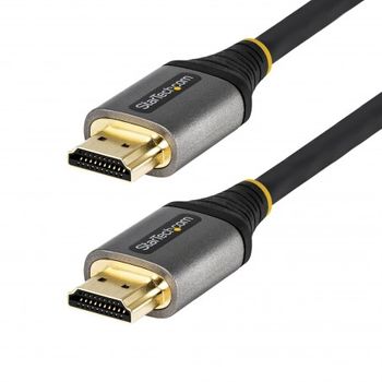 Startech.com - Cable De 0,5m Hdmi 2.0 Con Certificación Premium - Cable Hdmi De Alta Velocidad Con Ethernet Ultra Hd 4k 60hz - H