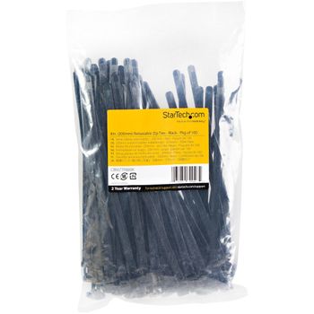 Bridas Sujeta Cables 100 Piezas Negro 2.5x100mm con Ofertas en Carrefour