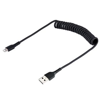 Cable Usb A Lightning Startech Rusb2alt50cmbc Negro 50 Cm