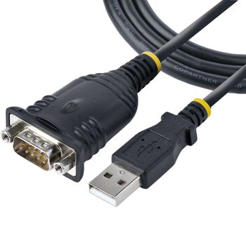 Cable Usb A Puerto Serie Startech 1p3fp-usb-serial Negro