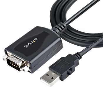 Startech.com Cable De 91cm Usb A Serie Con Retención De Puerto Com, Conversor Db9 Rs232 Macho A Usb, Adaptador Usb A Serie Para Plc/impresora/escáner, Chipset Prolific, Win/mac