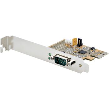 Startech.com Tarjeta Pci Express Serie De 1 Puerto, Tarjeta De Interfaz Pcie A Serie Rs232 (db9), Tarjeta Serial, Uart 16c1050, Perfil Bajo Y Completo, Retención Com, Win/linux