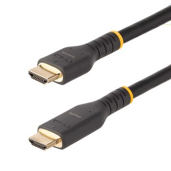 Startech.com Cable De 10m Hdmi Activo - Hdmi 2.0 4k 60hz Uhd - Cable De Servicio Pesado - Resistente - Con Fibra De Aramida - Cable Hdmi De Alta Velocidad Con Ethernet