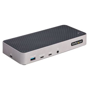 Startech.com Docking Station Usb-c Para 3 Monitores - Dock Usb C Triple Hdmi/dp De 4k - 5x Hub Usb - Gbe - Pd 100w - Replicador De Puertos - Compatible Thunderbolt 3/4