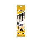 Bic Bolsa 5 Bol�grafos Cristal Negros. Trazo 0 4mm. 802051