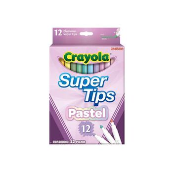 CRAYOLA Maletín Rotuladores Lavables Supertips 65 piezas 04-0377 –  Mundopeque