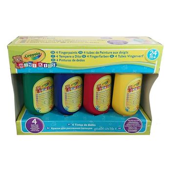 Pintura Crayola De Dedos Lavable (4 Pcs)