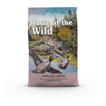 Taste Of The Wild Cat Lowland Creek Codorniz Y Pato Pienso Para Gatos Grain Free 2 Kg