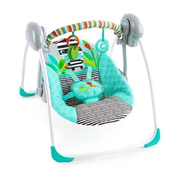 Comienzos Brillantes Compact Baby Swing Zig Zag Zebra